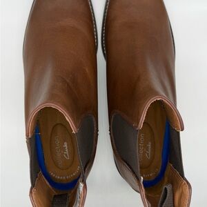 Clarks Men's Tan Leather Boots